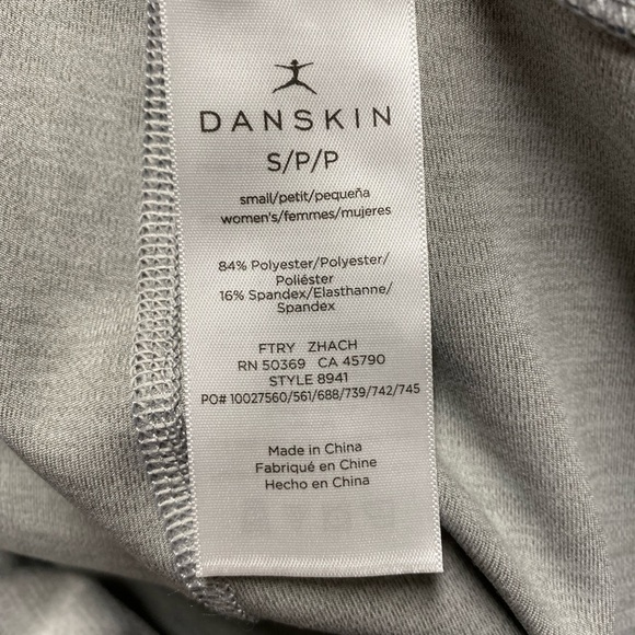 NWT Danskin Heather Sculpt Leggings in light heather gray SZ S - Picture 5 of 5